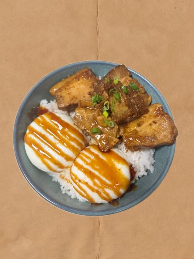 Pork Kakuni & Egg Don.
