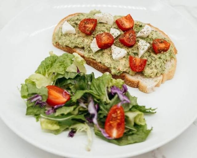 Avocado Veggie Toast.